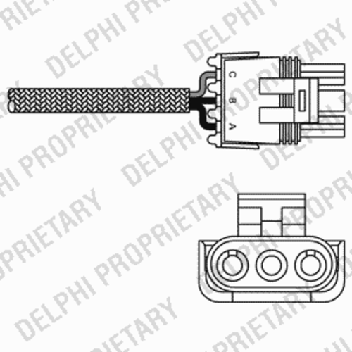 DELPHI ES1099012B1 Лямбда-зонд! Opel Vectra/Calibra 2.5i 93-00