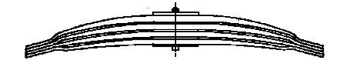 WEWELER F010T202ZA70 Рессора 4-лист. 4/41x90x172 770+770 SCANIA P/R-ser.