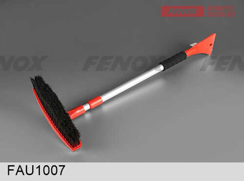 FENOX FAU1007 щетка от снега со скребком!телескопической ручкой и поворотной головой, 85-120 см