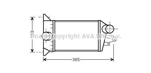 AVA FD2642 Радиатор системы охлаждения