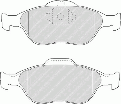 FERODO FDB1394 766 00=222557 колодки дисковые п. Ford Fiesta 1.2-1.6/1.8TD 00>