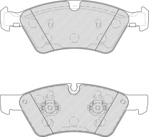 FERODO FDB1830 1179 00 колодки дисковые п. MB W164/W251 3.5-3.0DCi 05>