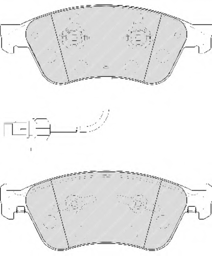 FERODO FDB1832 1056 02 [4E0698151K] колодки дисковые п. Audi A8, VW Phaeton 3.0-4.2/6.0 02>