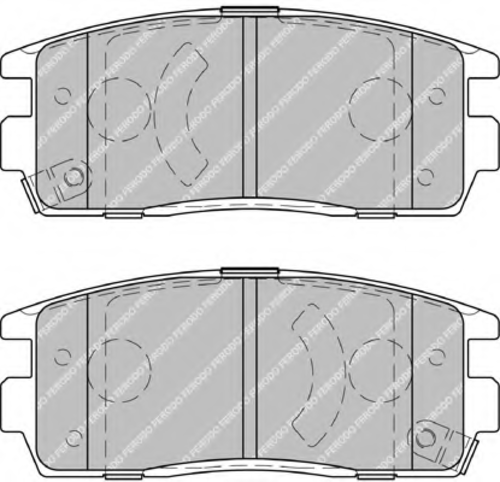 FERODO FDB1935 1260 12=223639 SBS [1605123] колодки дисковые з. Opel Antara 2.0CDTi/2.4i/3.2i 07>