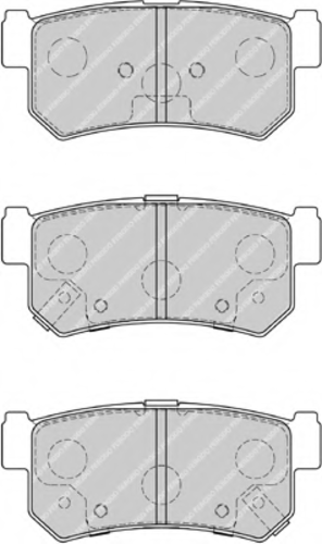 FERODO FDB1937 GDB3366=746 62 колодки дисковые з. Daewoo Rexton, Ssangyong Rexton 3.2i/2.7XDi/2.9D 02>