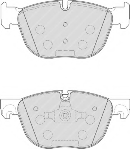 FERODO FDB4052 1297 00 [34116778403] колодки дисковые п. BMW X5 (E70) 3.0 07>
