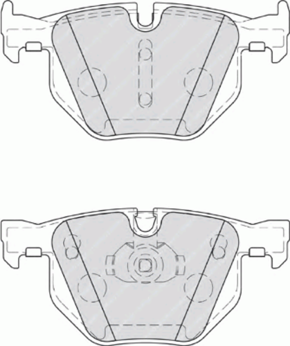 FERODO FDB4067 Колодки дисковые задние BMW X5 3.0D 07>