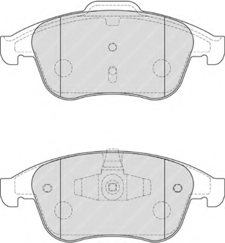 FERODO FDB4181 Колодки дисковые п. Renault Megane III 2.0/2.0DCi 08>