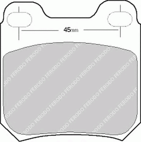 FERODO FDB525 571389B колодки дисковые з. Opel Omega а 1.8-3.0/2.3TD 88-94/Senator B all 87-94