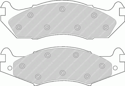 FERODO FDB920 463 00=571424B колодки дисковые п. Jeep Cherokee 2.5-2.5TD 84-90/Wrangler 2.5/4.0 88-96