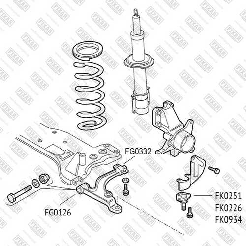 FIXAR FK0226 Опора шаровая! PSA Jumper 02>