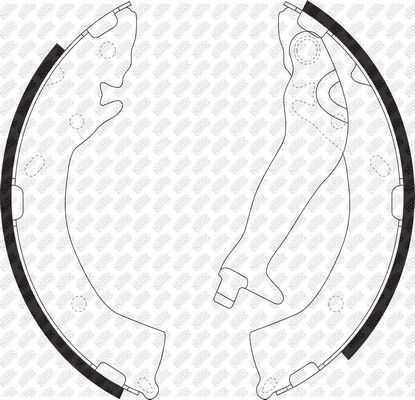NIBK FN0609 Комплект тормозных колодок
