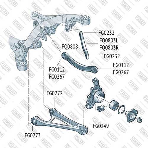 FIXAR FQ0803L Рычаг задней подвески левый! Audi Q7 06>