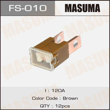 MASUMA FS010 Предохранитель силовой! тип 'папа' 120A белый