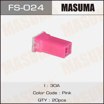 MASUMA FS024 Предохранитель силовой! 30A розовый