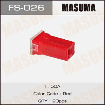MASUMA FS-026 Предохранитель силовой! 50A красный
