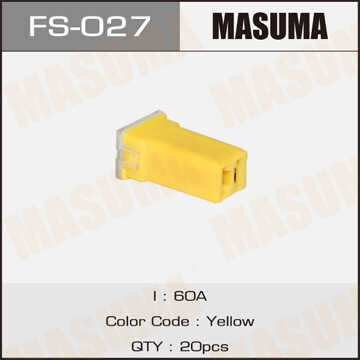 MASUMA FS-027 Предохранитель силовой! 60A желтый