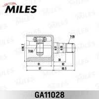 MILES GA11028 ШРУС VW TIGUAN 2007- внутр. лев.