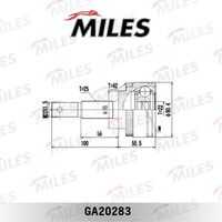 MILES GA20283 ШРУС NISSAN ALMERA N16,N15/AD 1.5 00- нар. (abs)