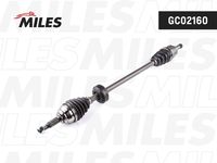 MILES GC02160 Привод в сборе RENAULT LOGAN MCV/LADA LARGUS правый е5 (GKN 305836);Приводной вал