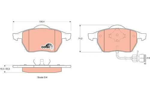 TRWLUCAS GDB1049 390 02=FDB590=571512B колодки дисковые п. Audi 100 91-94/A4 95-00/A6 94-97