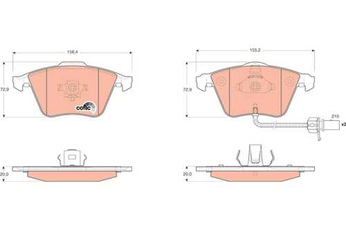 TRWLUCAS GDB1659 FDB1629 колодки дисковые п. Audi A4 all/A6 4,2 quattro 04>