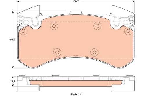 TRWLUCAS GDB1911 Колодки дисковые передние! Audi A8 3.0TFSi/4.2FSi/6.3FSi/3.0TDi 09>