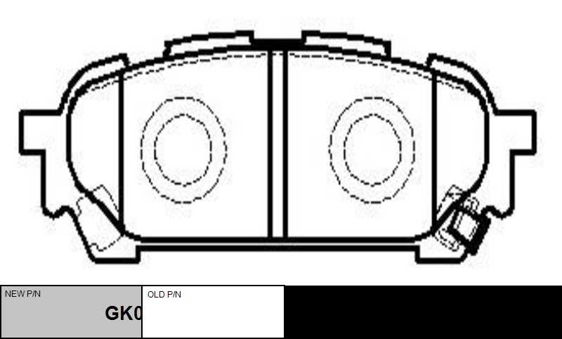 CTR GK0992 Колодки дисковые задние! Subaru Legacy IV 2.0i/2.5i/ Outback 2.5i 03>