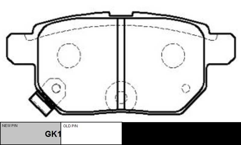 CTR GK1066 Колодки тормозные