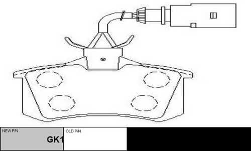 CTR GK1239 Колодки тормозные