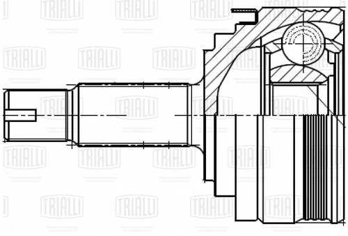 TRIALLI GO 285 ШРУС наружный комплект! Linea Perfecto Lada 2108-2115