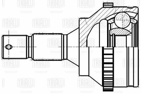 TRIALLI GO 403 ШРУС для а/м Lifan Breez (07-) 1.6i (наруж.)