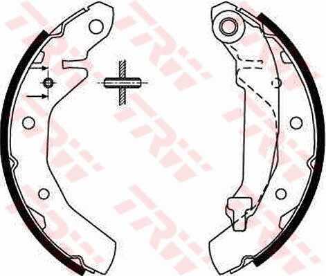 TRWLUCAS GS 8645 4086.00=610SBS=FSB566 колодки барабанные Daewoo Matiz 0.8 98>