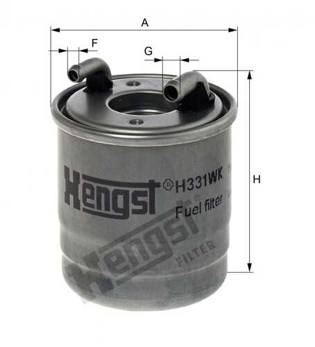 HENGST H331WK Фильтр топливный! MB Sprinter 2.0DCI 09>