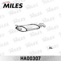 MILES HA00307 Глушитель VW GOLF 1.6-2.0/1.9TD 91-01 алюминизированный (-)