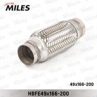 MILES HBFE49X166-200 Гофрированная труба, выхлопная система