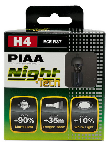 PIAA HE-820-H4 BULB NIGHT TECH 3600K HE-820 (H4) / лампа накаливания