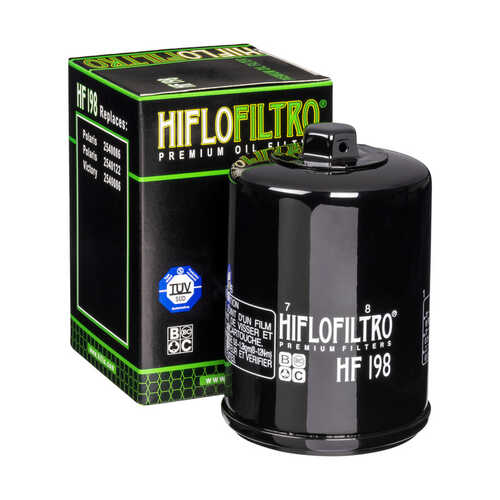HIFLOFILTRO HF198 Фильтр масляный! мото y Motorcycle Touring Cruiser 03>, Polaris ATV 500-900 05>
