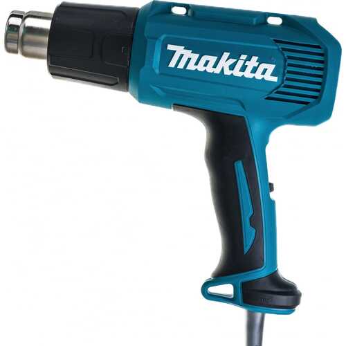 MAKITA HG6030K Makita пистолет гвозд, 1800Вт, 250-500лм,300600грС,чем,0.6кг,4 насадк