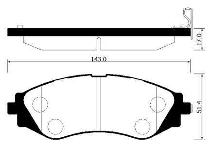 HSB HP2006 Колодки тормозные передние