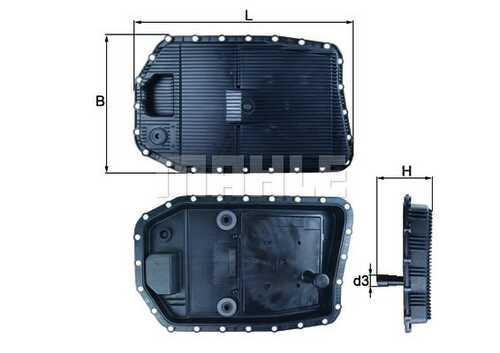 MAHLEKNECHT HX154 Поддон картера АКПП! BMW E90/60/65