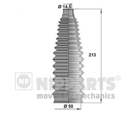 NIPPARTS J2842021 Пыльник рулевой тяги