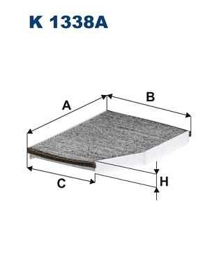 FILTRON K 1338 A Фильтр, воздух во внутренном пространстве