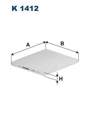 FILTRON K 1412 Фильтр салонный