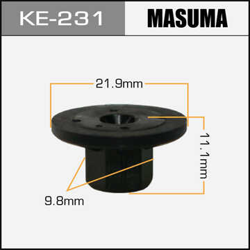 MASUMA KE231 Клипса! Audi A6 05-11/ A8 04-17, Skoda Octavia 00>/ Superb 01-15, VW Passat 10-11