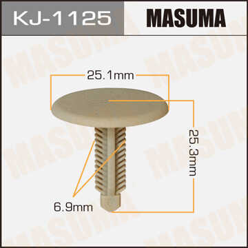 MASUMA KJ1125 Клипса! Lexus LS460, Toyota Prius/ Hiace/ Avensis