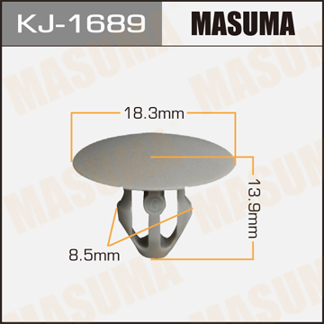 MASUMA KJ1689 Клипса! Mitsubishi ASX/Carisma/Colt/Galant/Lancer/Outlander 91>
