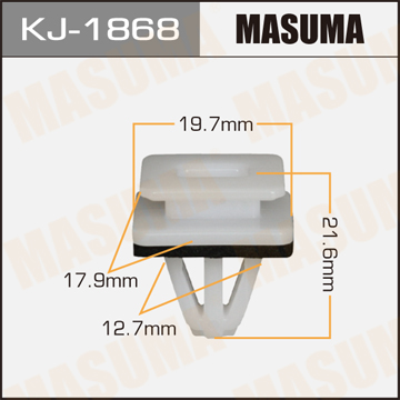 MASUMA KJ-1868 Клипса пластиковая