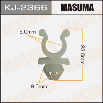MASUMA KJ-2366 Клипса! Nissan Teana/Tiida/X-Trail;Клипса (пластиковая крепежная деталь)