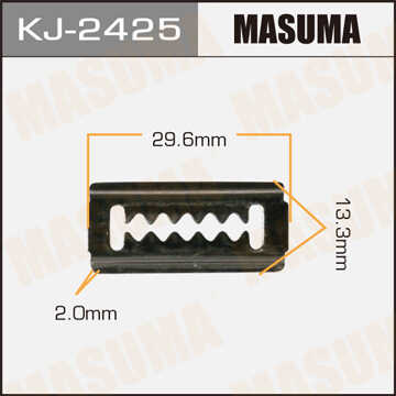 MASUMA KJ2425 Клипса! MAZDA 626/3/6/MPV/PREMACY 87>,TOYOTA CALDINA 97>